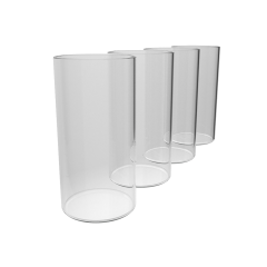 Solvent Reservoirs, Glass, 650 mL by 4, ASPEC